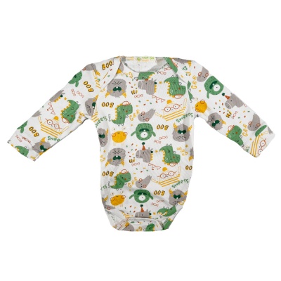 Боди Монстрики Чуди Кидс 121124 белый 01